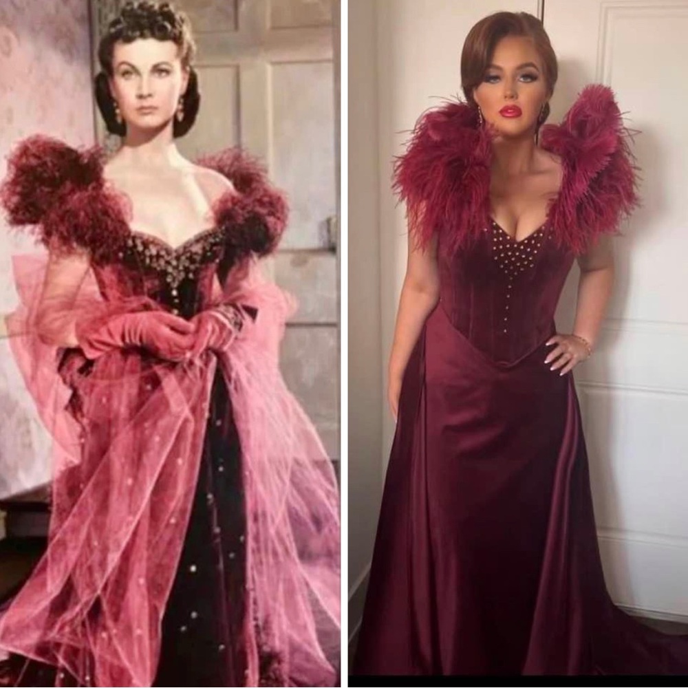 Scarlett O’Hara custom dress
